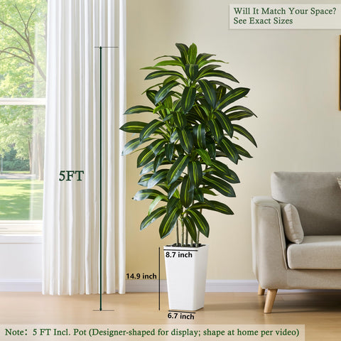 TNGGNT leaf-detail shows lifelike veins for natural indoor accent