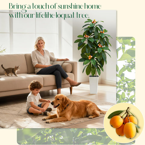 Indoor-friendly design from TNGGNT makes this faux tree a versatile decor upgrade.