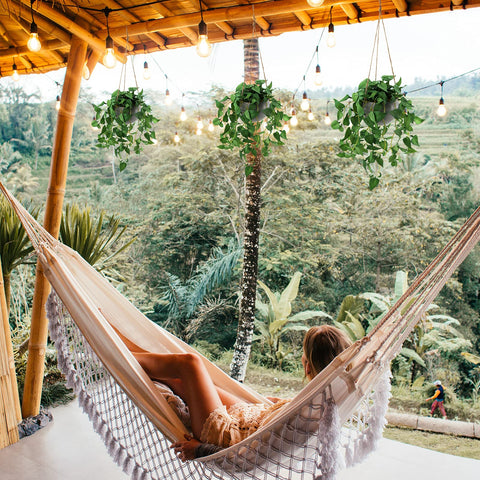 TNNTOPELE indoor-outdoor green decor brightens balconies and living spaces.