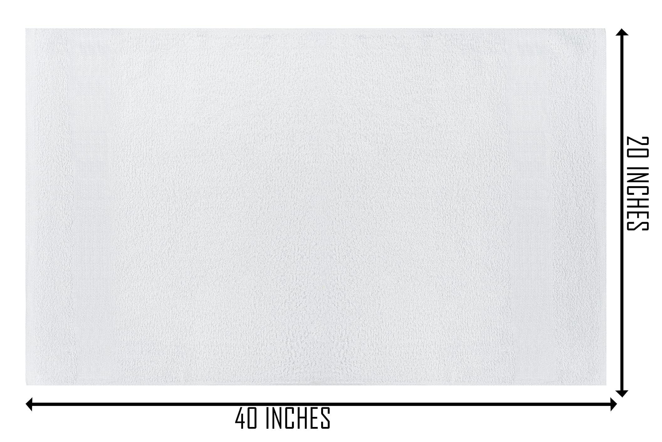 TOALLA lightweight 20x40 inch towels dry quickly after showers.
