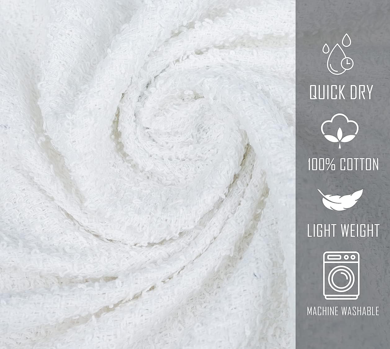 TOALLA machine-washable towels simplify care in busy spaces.