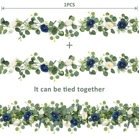 TOCHGREEN wedding arch garland creates romantic backdrop