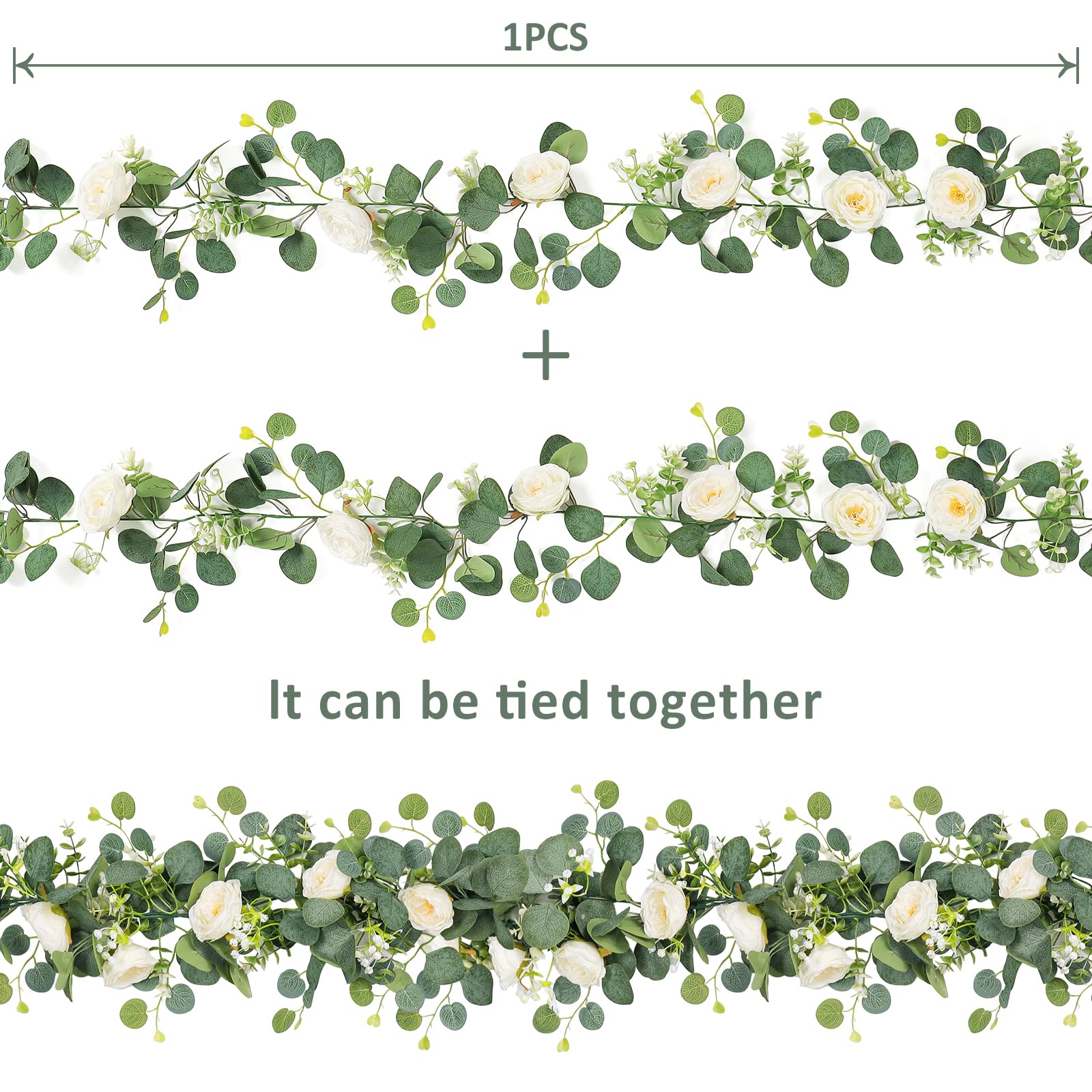 TOCHGREEN table runner decor garland ideal for home parties and celebrations