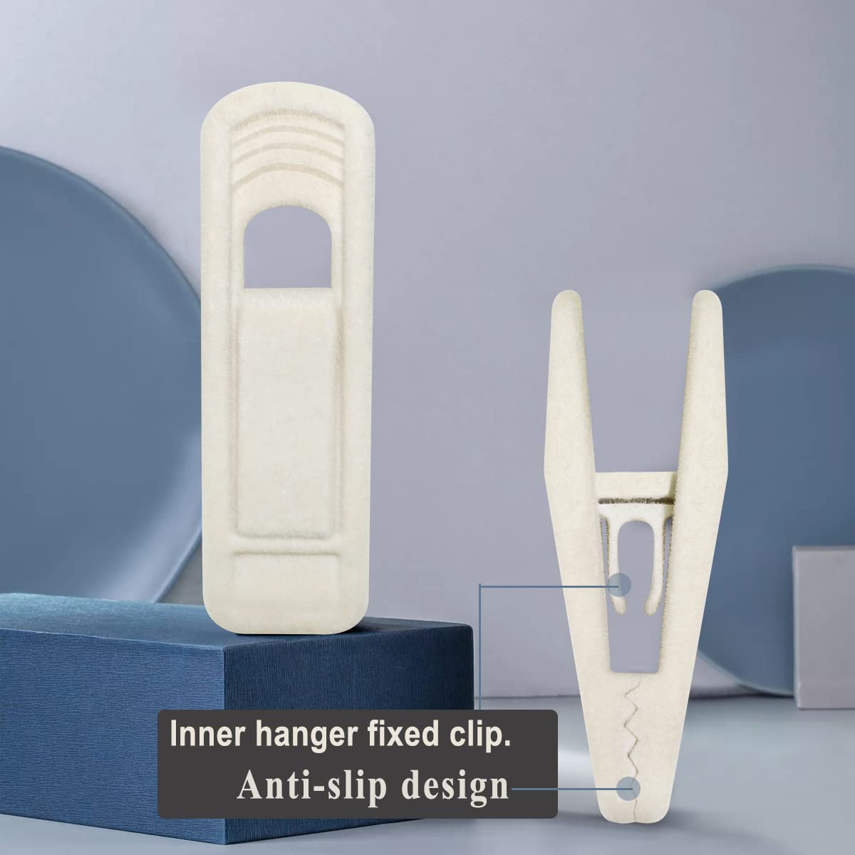 TOFIIGREM clips suitable for pants, skirts, and dresses on standard hangers.