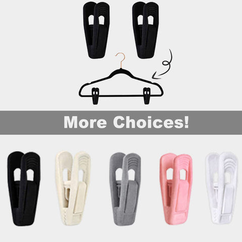 TOFIIGREM closet organization with velvet clips for tidy spaces