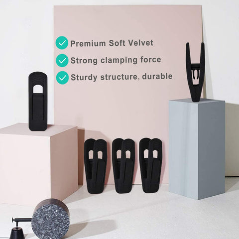 TOFIIGREM Durable velvet clips resist deformation and rust