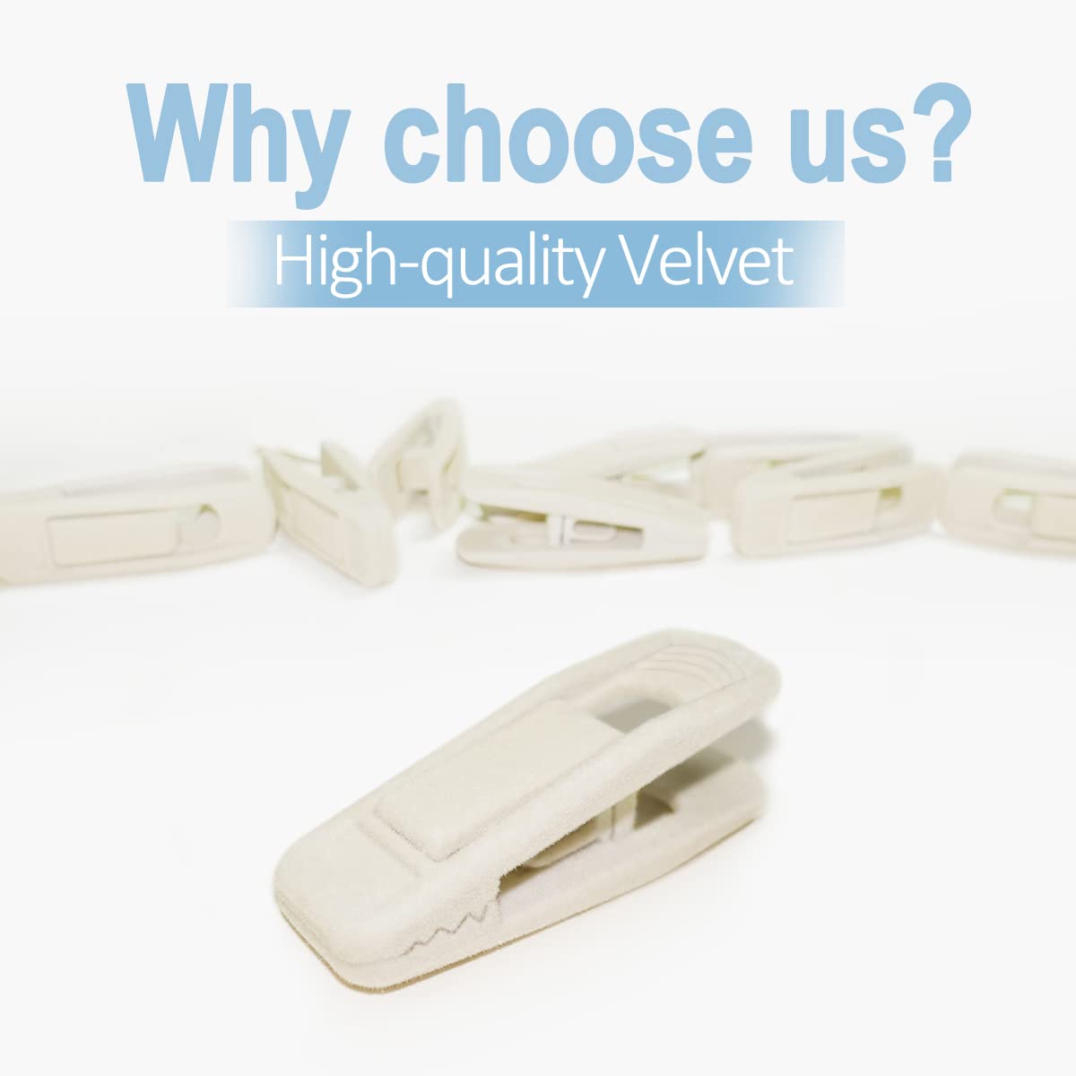TOFIIGREM clips easily attach to velvet hangers, reducing wrinkles and sag.