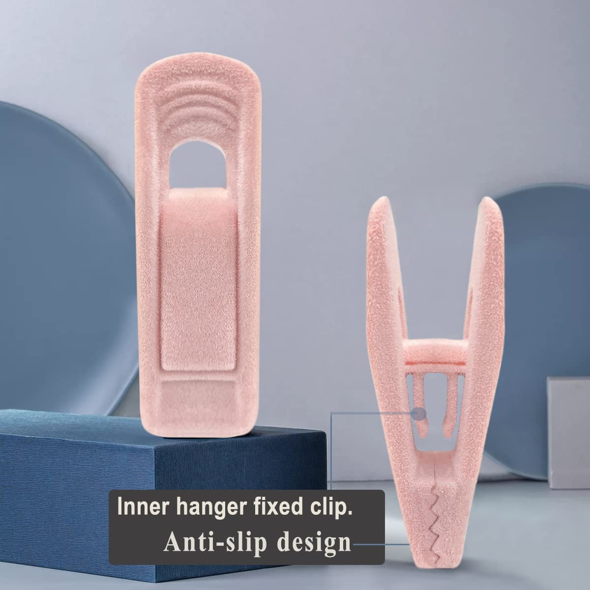 TOFIIGREM durable velvet clips resist deformation and rust
