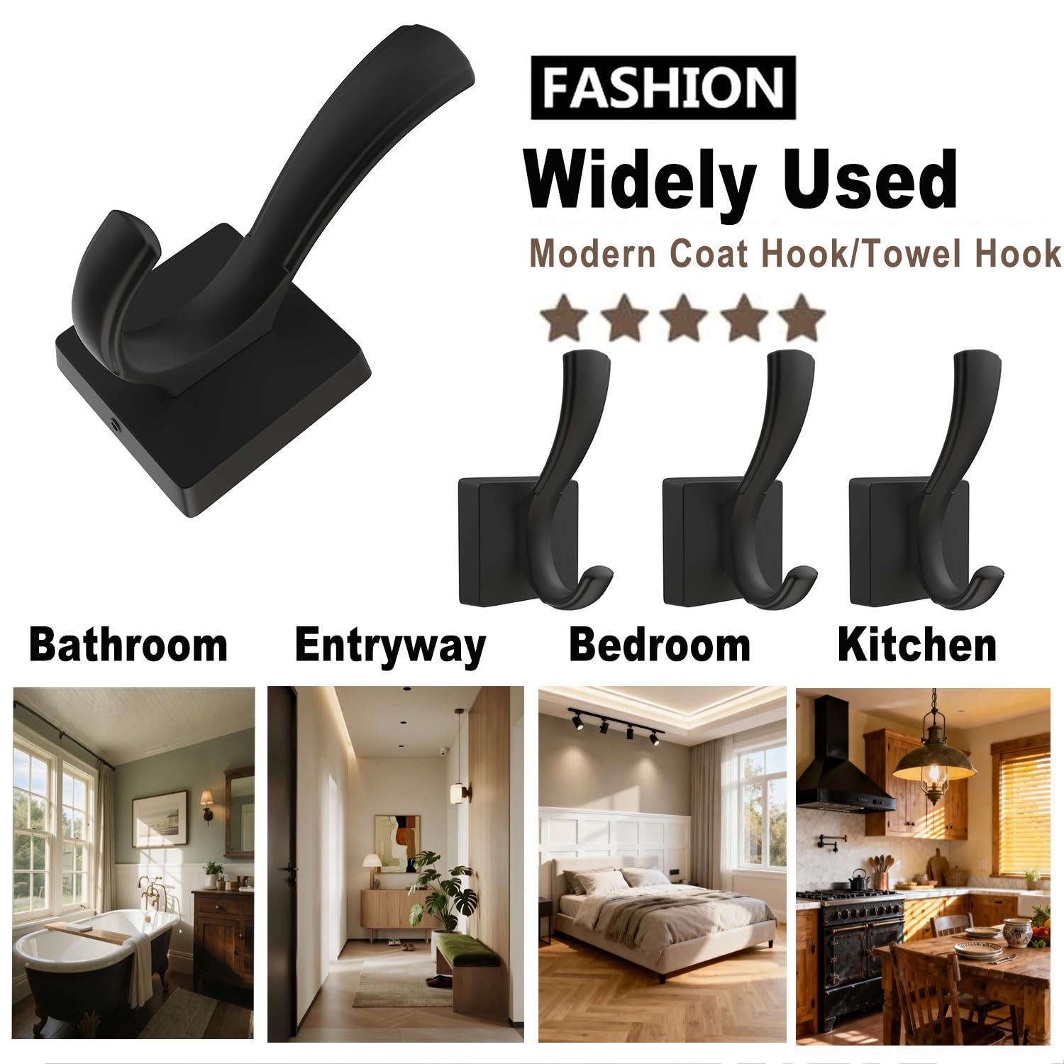 TOFIIGREM mudroom hook for space-saving organization and quick access.