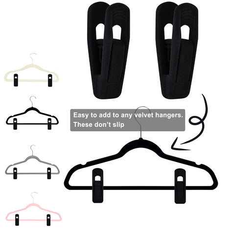 TOFIIGREM velvet clips show strong grip for pants and skirts