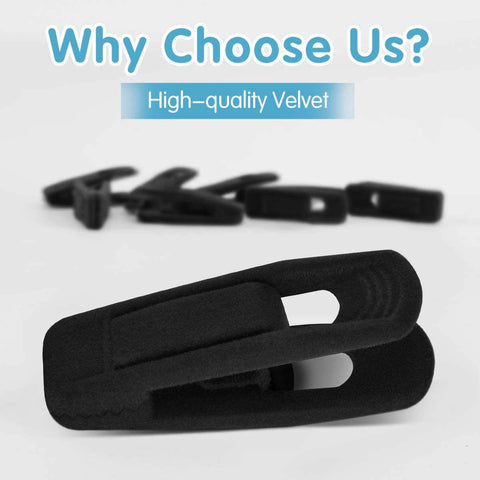 TOFIIGREM Velvet Skirt Clips securely grip skirts without clumping