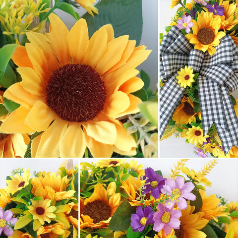 TOKCARE sunflowers close-up showing artisan craft and vibrant color