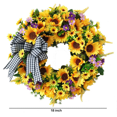 TOKCARE living room decor with wreath creating warm ambience