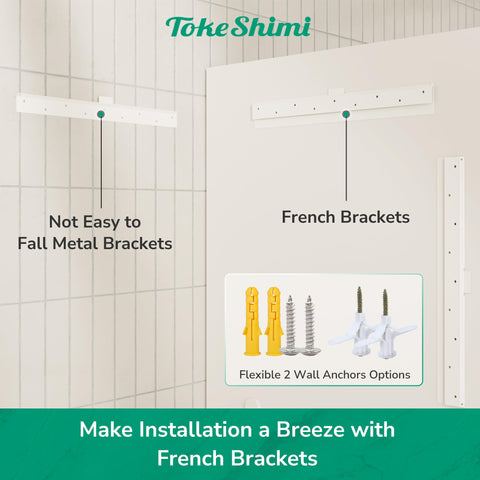 TokeShimi versatile mounting supports horizontal or vertical orientation.