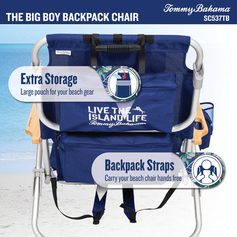 Tommy Bahama Big Boy pillow-removable provides neck support on the go.