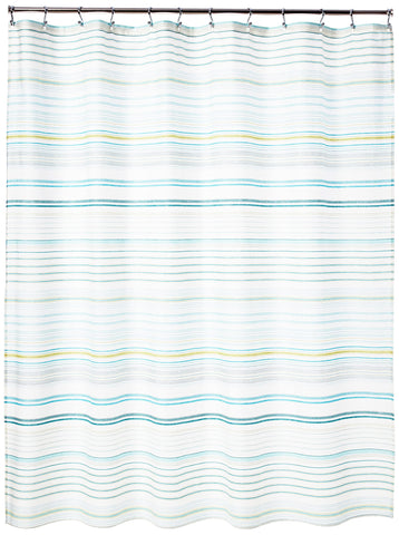 Tommy Bahama coastal bathroom decor curtain enhances a seaside-inspired space.