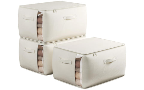 TomVista large canvas storage bag with side window for quick contents check.