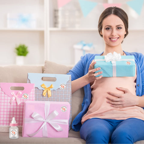 tondiamo baby shower gift bottle showcased for easy gifting