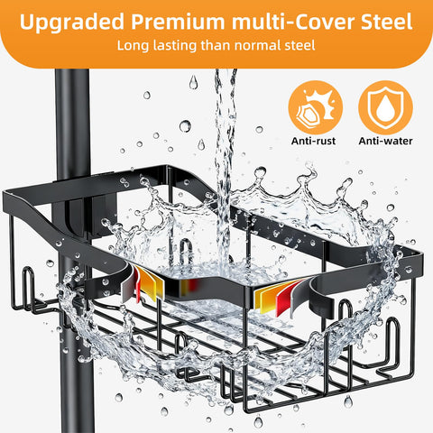 Tondid Shower Caddy Corner anti-bending feature prevents sag in humid showers.