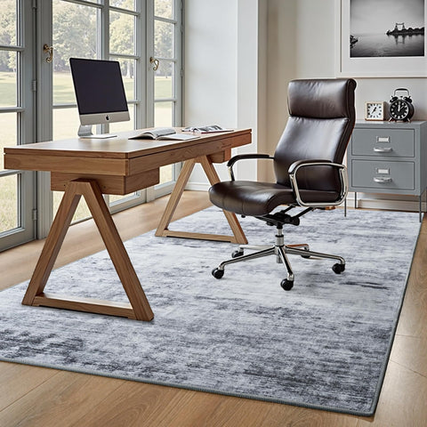 Toneed 5x7 ultra-thin rug slides under sofas and beds with ease.