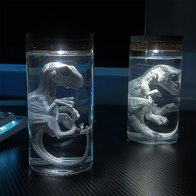 Tongqic Velociraptor dinosaur model enhances shelves as a conversation starter
