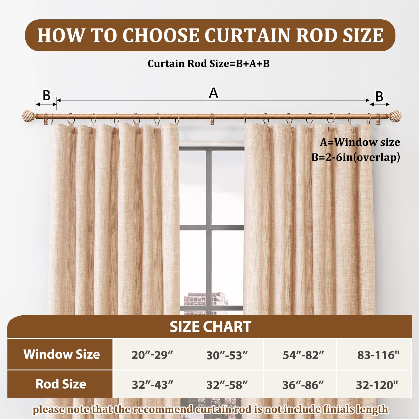 TONIAL boho-curtain-rod ideal for living rooms and cozy interiors.