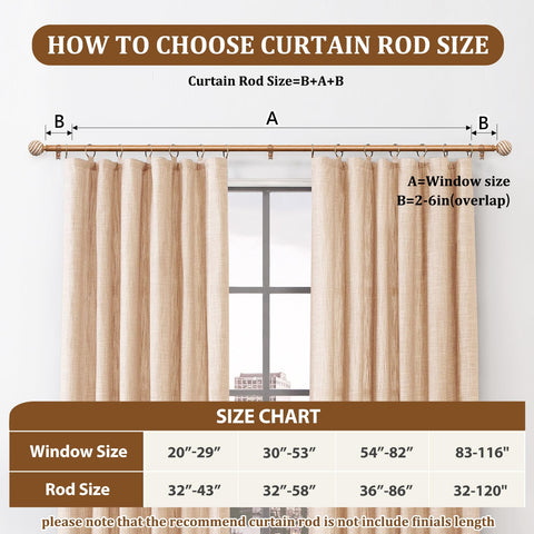 TONIAL boho-curtain-rod ideal for living rooms and cozy interiors.