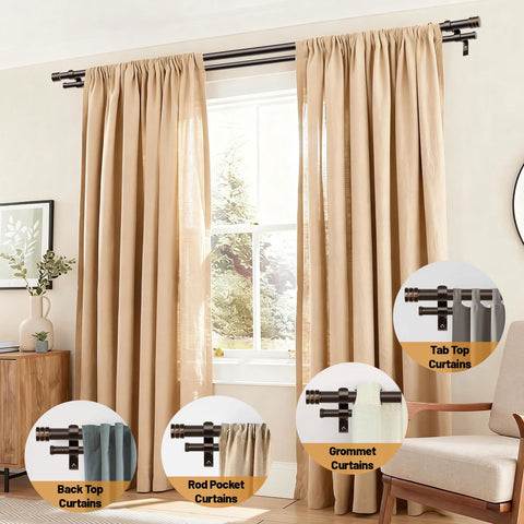 TONIAL 36–72 and 72–144 inch options adapt to window width.