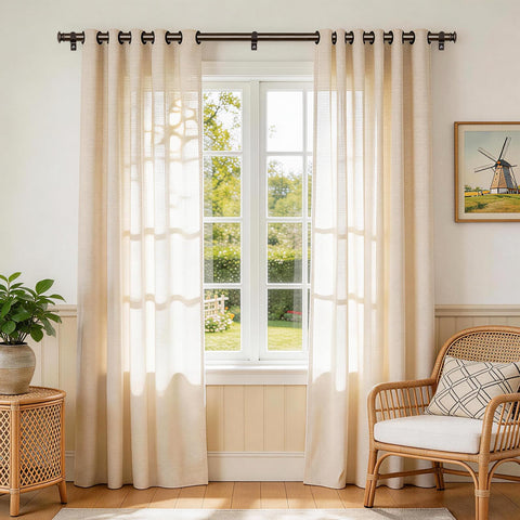TONIAL bronze small finials add a subtle decorative touch.