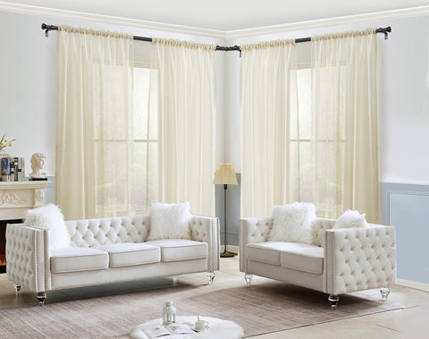 TONIAL side rod adjustable from 32-58 inches for flexible framing.