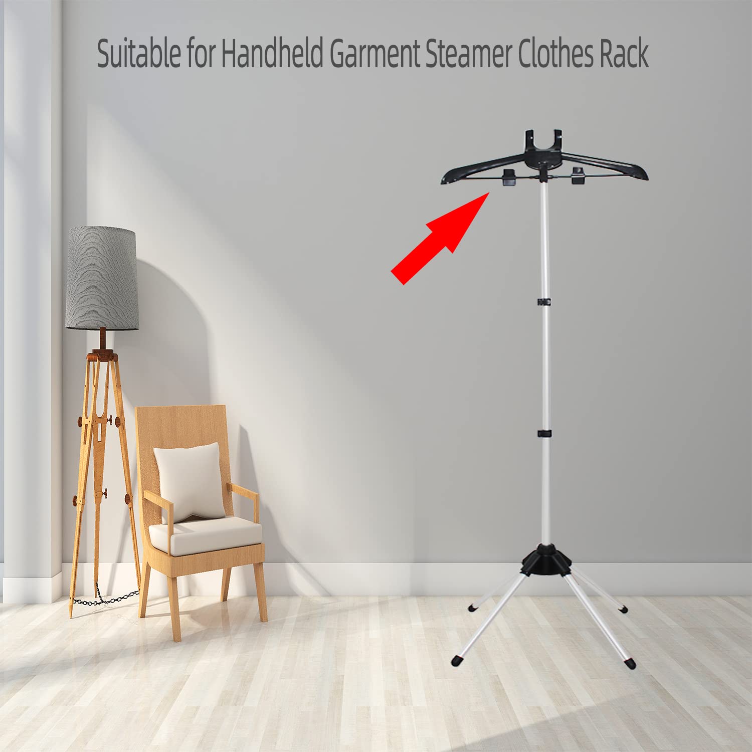 TONINT 360-degree rotation hanger enables easy garment access from any angle.