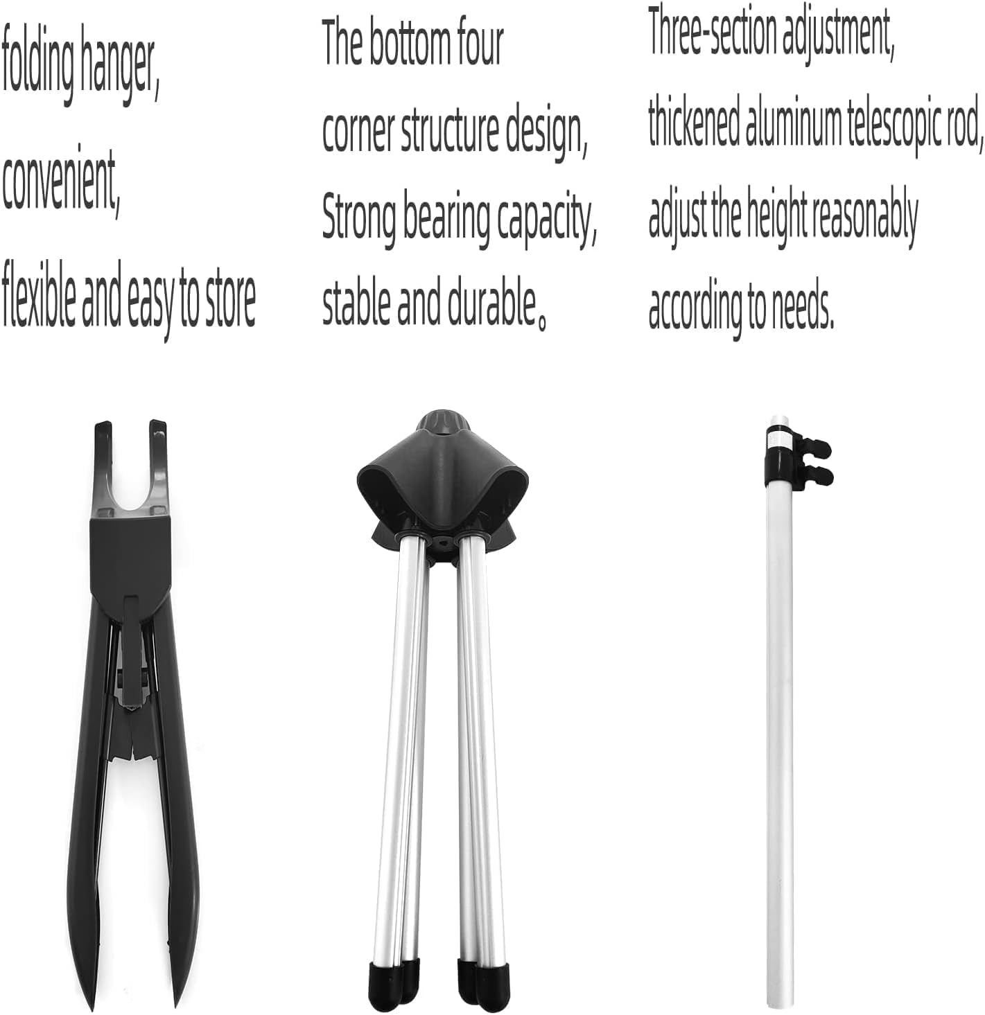 TONINT portable steamer pole ready for quick setup and use