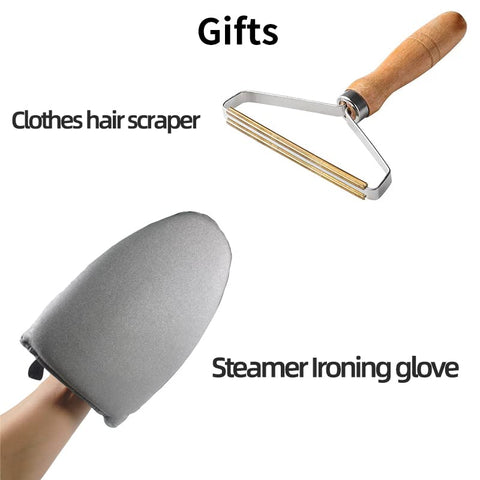 TONINT steam rack clothes provides sturdy support for hanging garments during steaming.