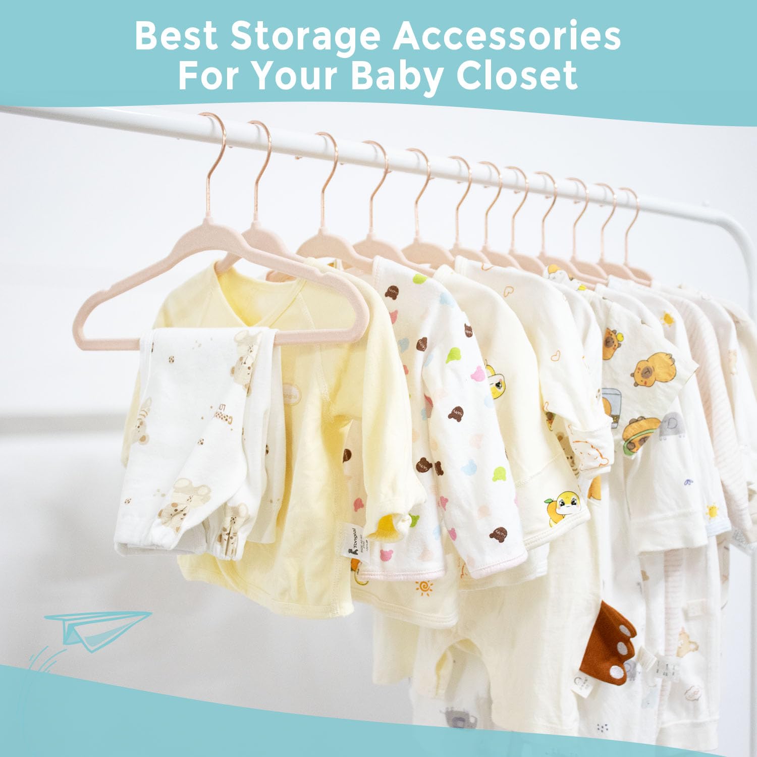 Tonswachic clip-hangers for skirts and pants keep outfits ready-to-wear.