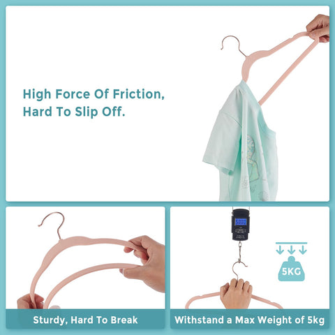 Tonswachic rose-gold hook swivel keeps clothes aligned