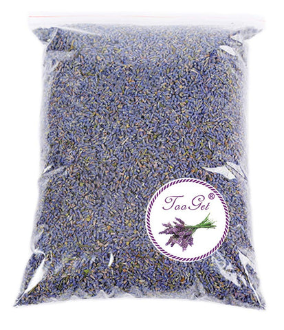 TooGet fragrant lavender buds 2lb bag for fresh home scent and décor.