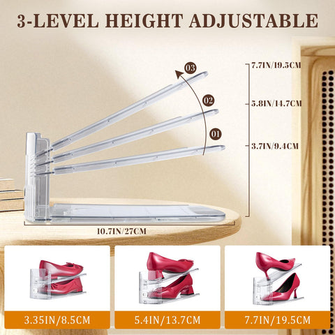 TOOKNIN detachable shoe slots design offers compact storage when not in use.