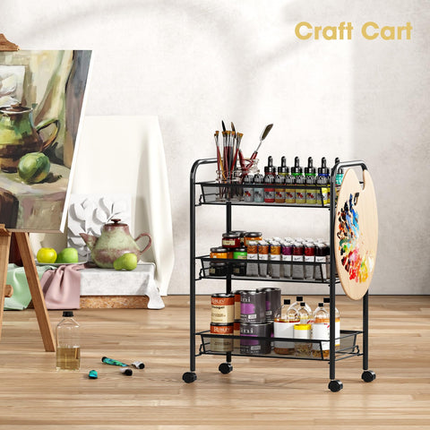 TOOLF bathroom cart, tidy toiletries within reach.