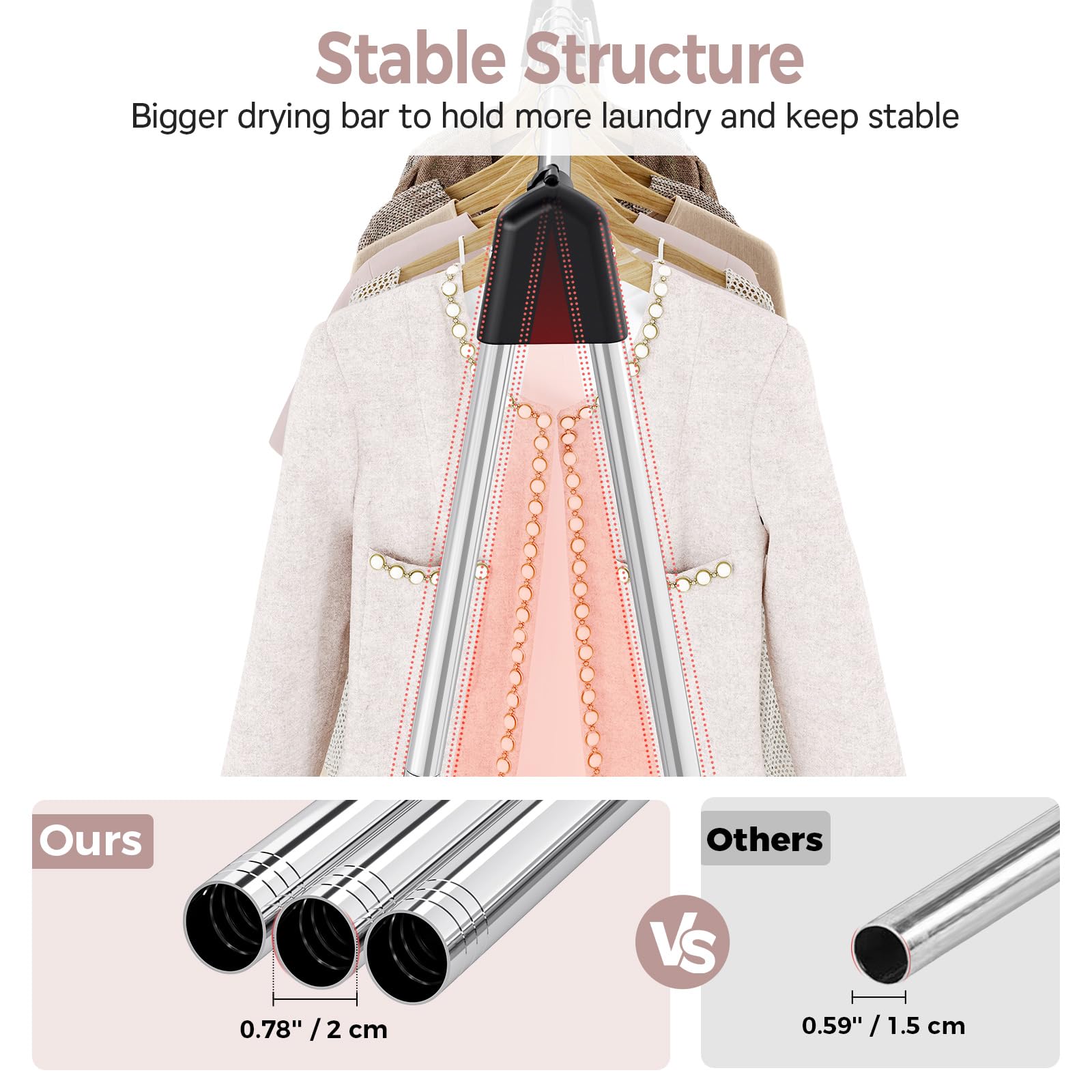 TOOLF rack suitable for indoor and outdoor use across seasons