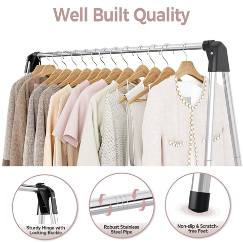 TOOLF drying rack with premium joints for a stable, sturdy setup