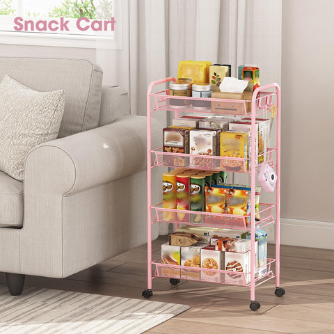 TOOLF durable frame on wheels keeps clutter off the floor