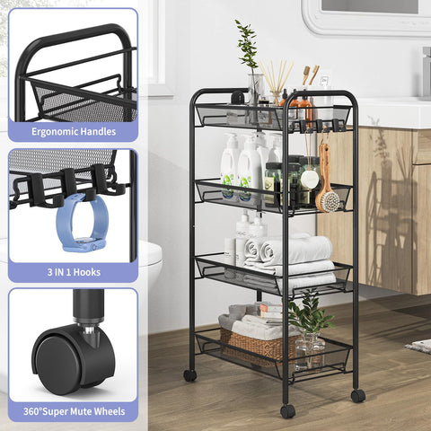 TOOLF ergonomic handle detail enables comfortable pushing during busy tasks