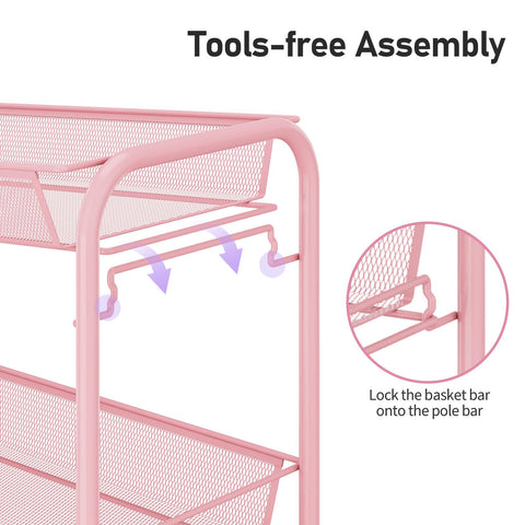 TOOLF 360-degree wheels glide smoothly, easing movement between rooms.