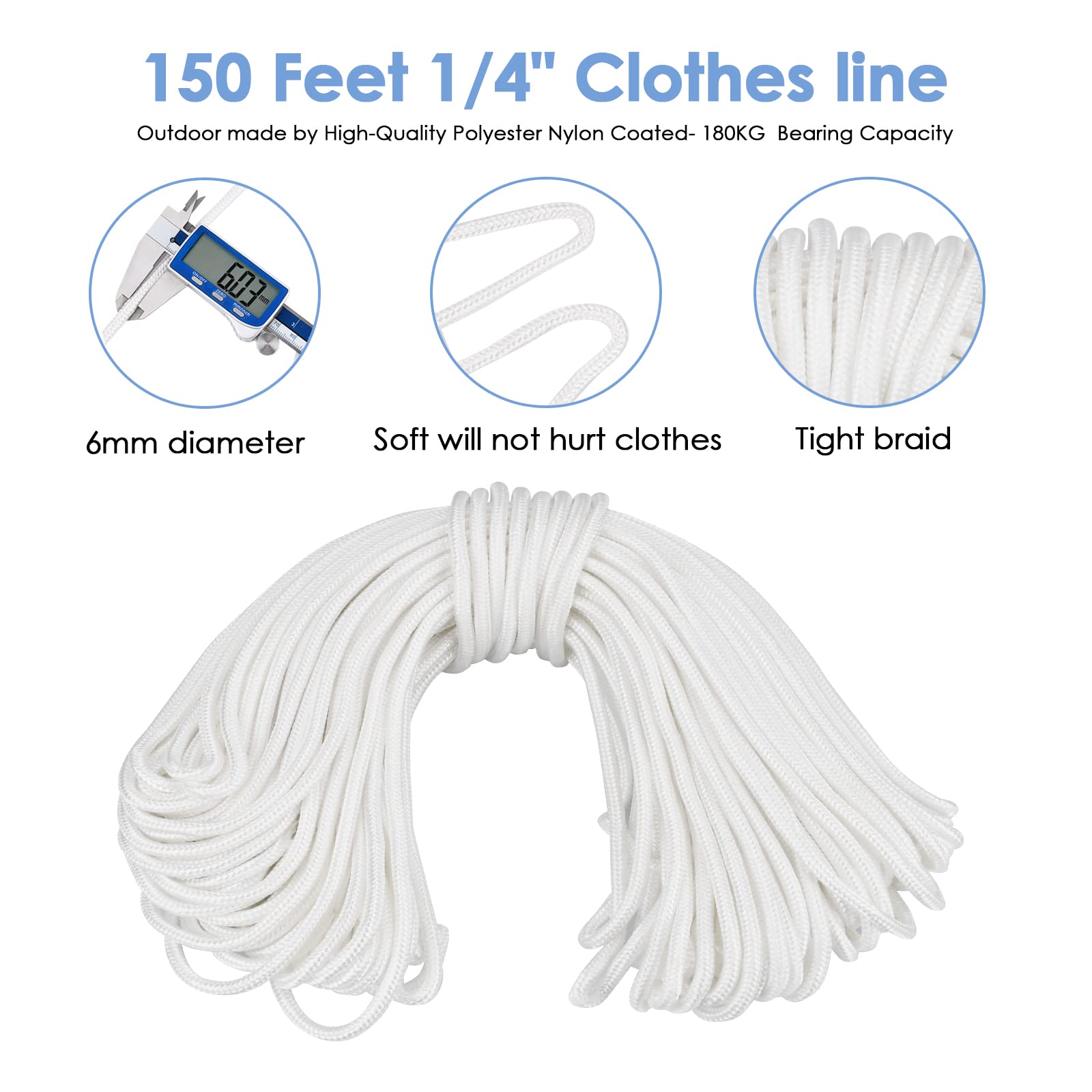 TooTaci separator pieces keep lines evenly spaced for organized drying.