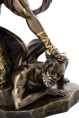 Top Collection Archangel Michael scene evokes Revelation motif, ideal for study or library display.