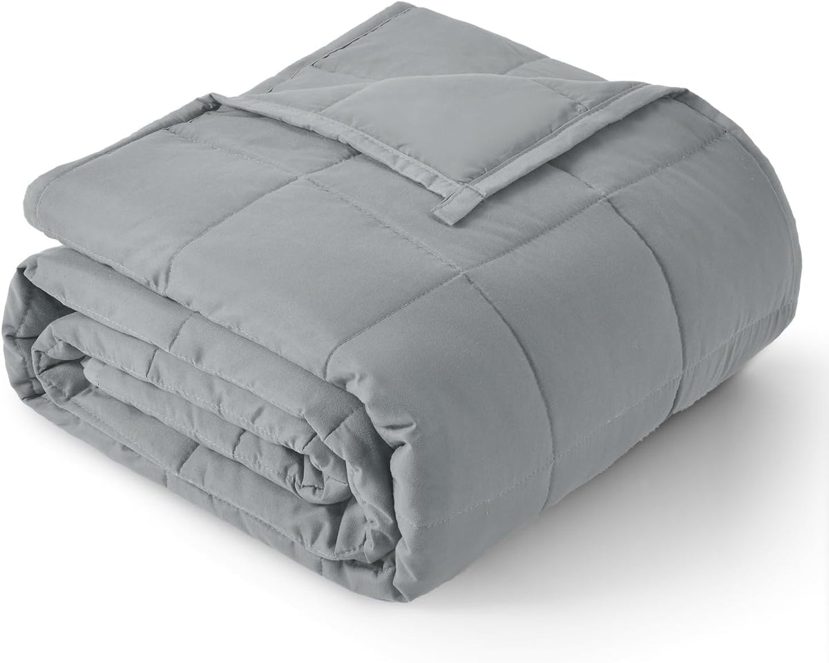 Topblan weighted blanket soft fabric for cozy comfort.
