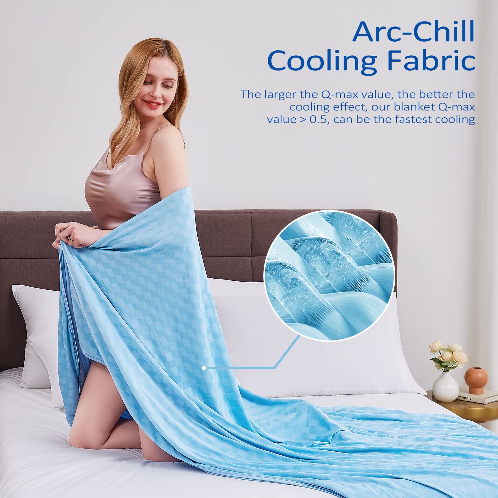Topcee mica nylon top layer pattern for high airflow and skin-friendly texture.