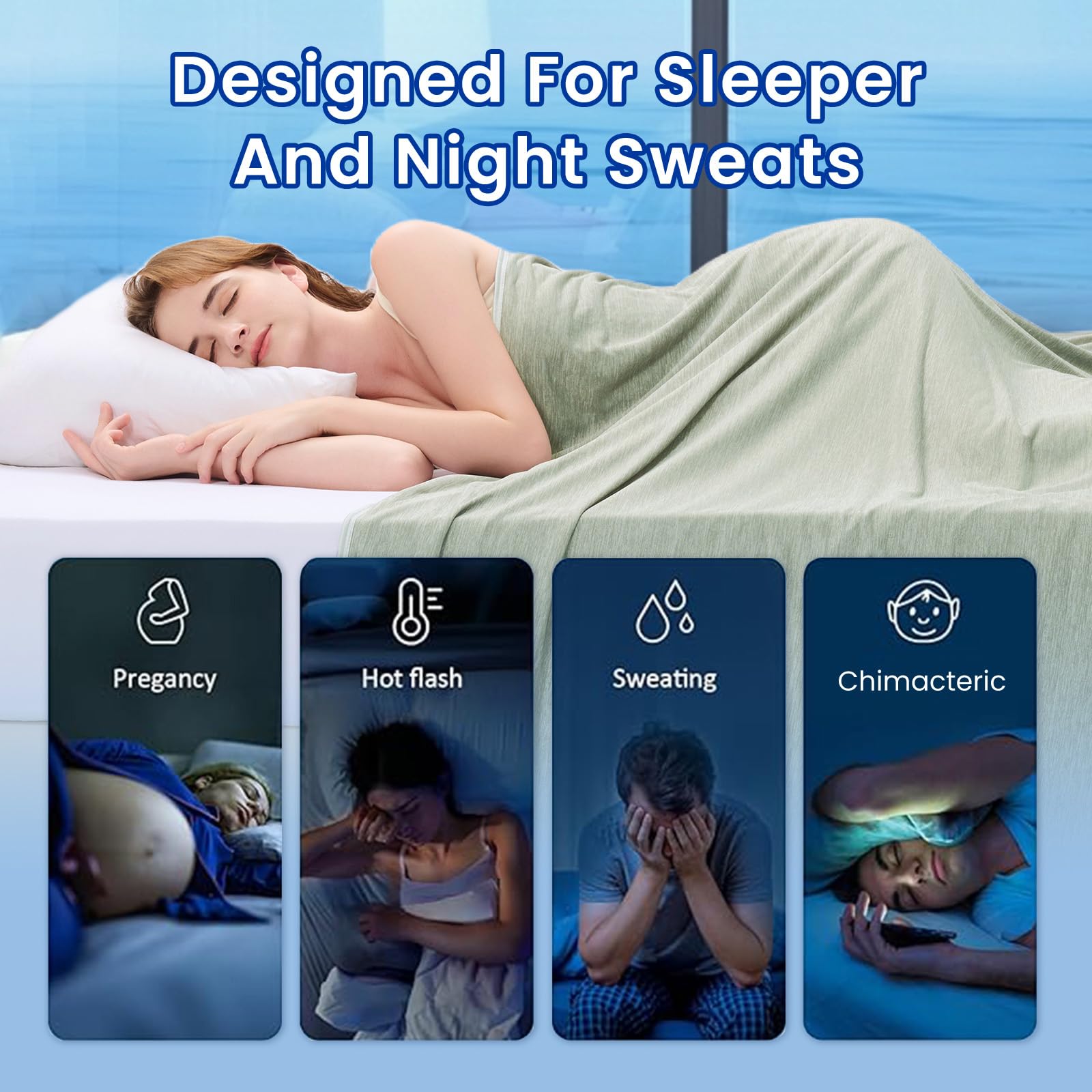 Topcee cooling blanket 50x70 travel ready, lightweight for in-transit comfort.