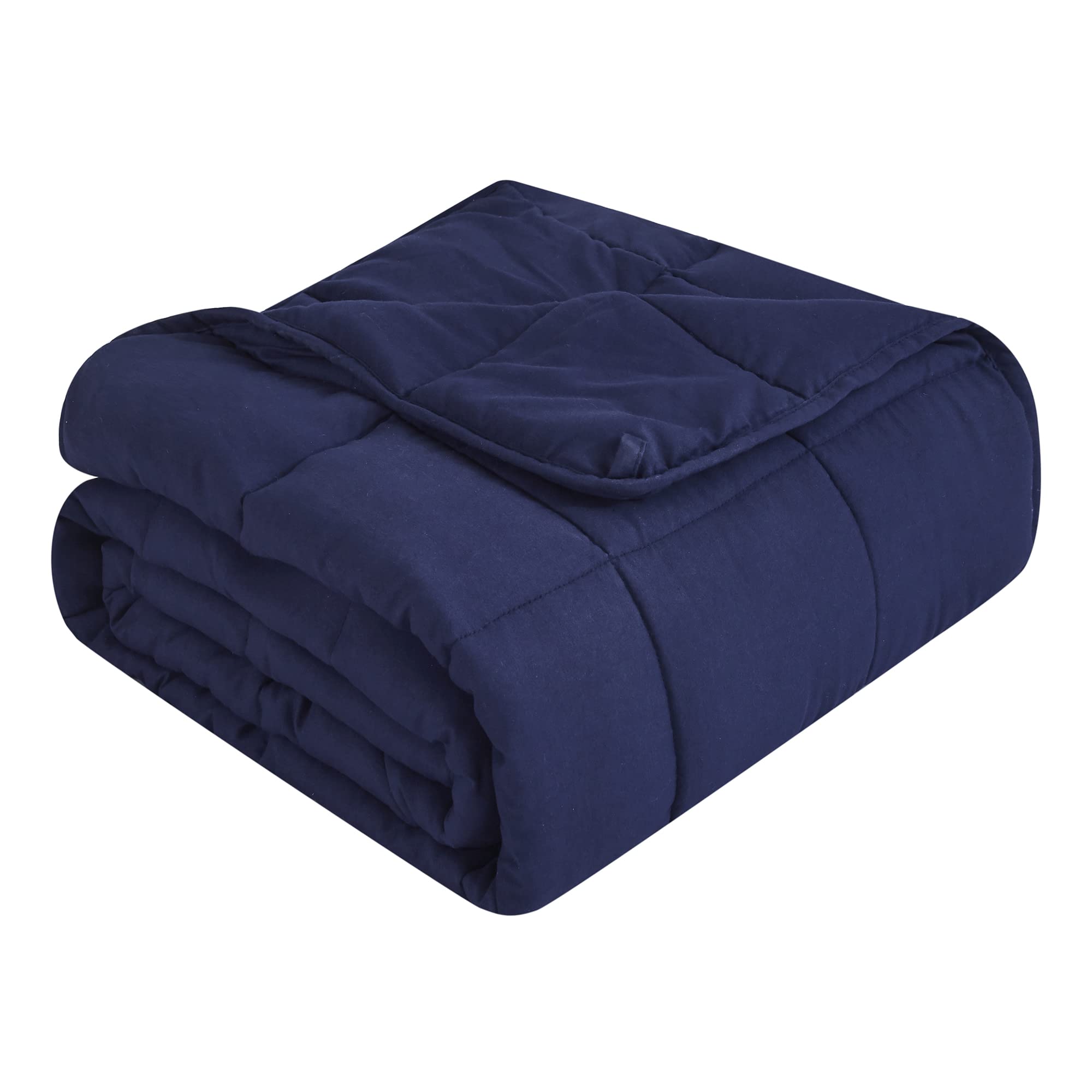 Topcee adult weighted blanket in queen size on bed for restful sleep