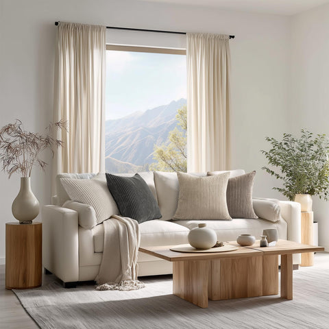 Topfinel decorative pillow covers styled on a sofa for a cozy setup